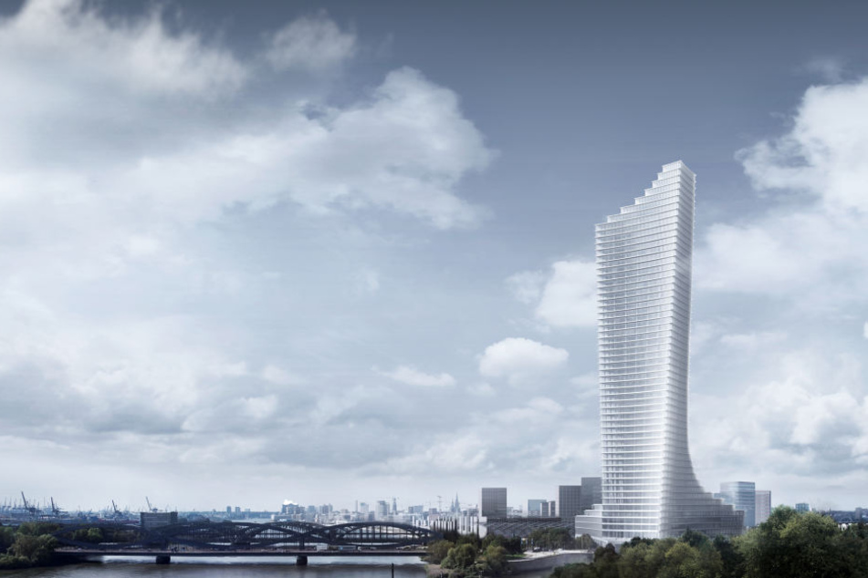 Ab 2021 soll der Elbtower nahe der Elbbrücken entstehen.