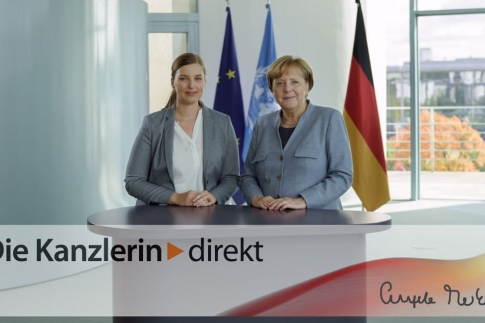 Franziska Knur (30) von der TU Dresden befragte Bundeskanzlerin Angela Merkel
(63, CDU).