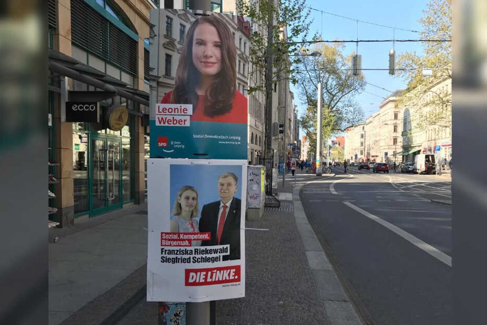 In der Südvorstadt zumindest hängt noch alles an Ort und Stelle.