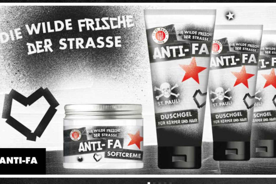 Der FC St. Pauli verkaufte das Duschgel in seinem Fanshop.