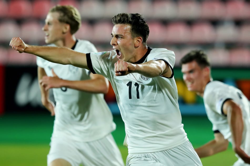 Mit vier Toren in vier Spielen gehörte Said El Mala (18, r.) vom 1. FC Köln zu den Shootingstars der U19-EM im Juni.