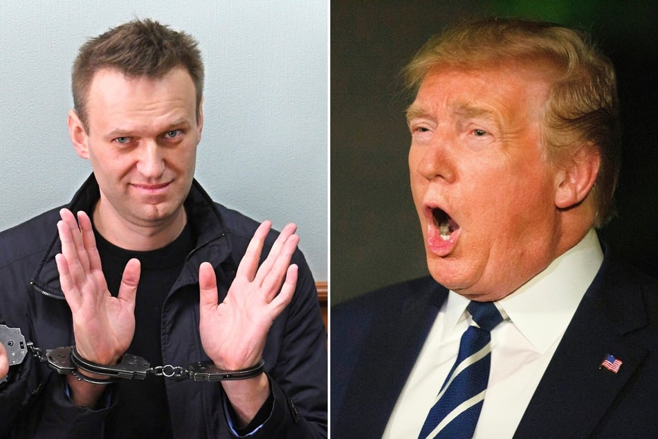 Letters written by Alexei Navalny (l.) before his recent death reveal his thoughts about Donald Trump and his campaign for a second US presidential term.