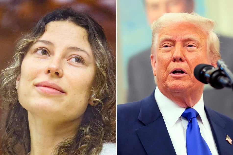 On Monday, President Donald Trump met with Ksenia Karelina (l.), the LA ballerina recently freed after spending over a year in a Russian prison.