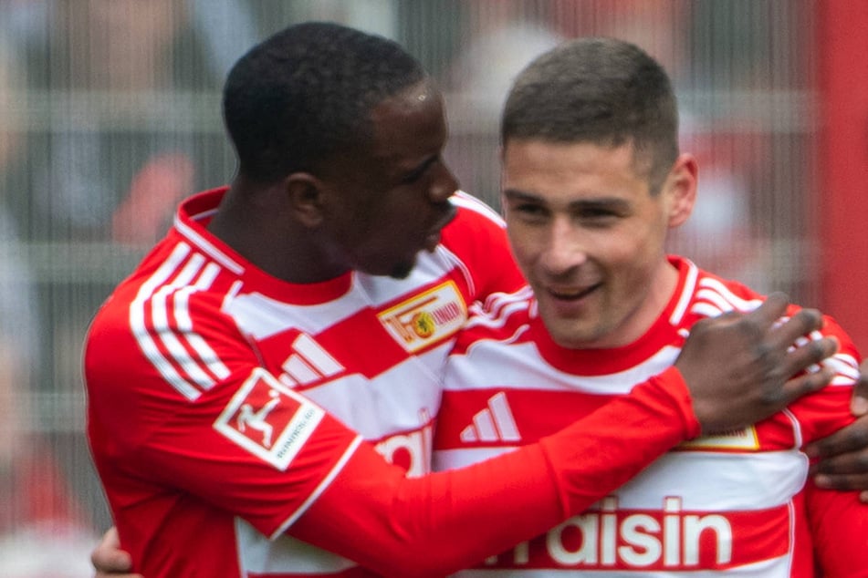 Ilyas Ansah (21, l.) und Andrej Ilic (26) haben es in der vergangenen Saison zusammen auf elf Treffer in allen Wettbewerben gebracht.