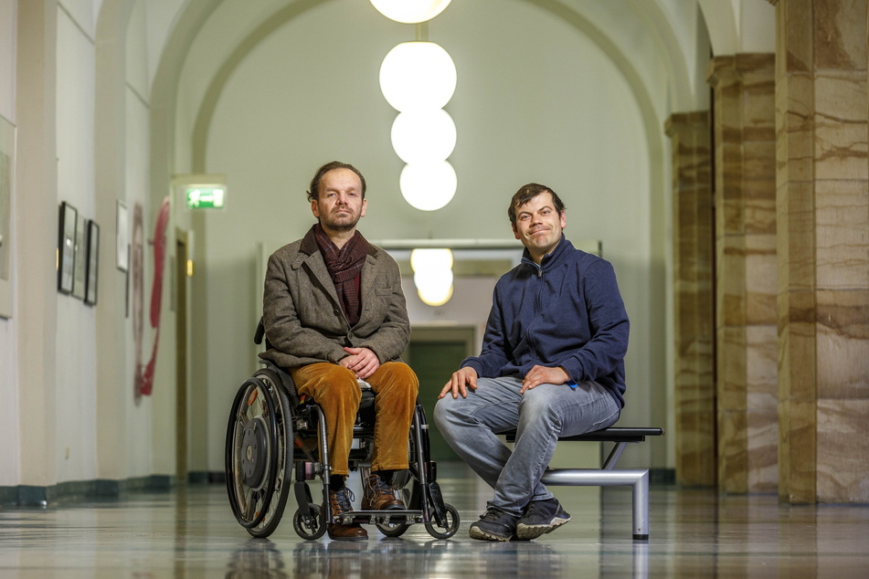 Marcel Robel (37, r.) und Thomas Naumann (44) werden von den Dissidenten in den Beirat für Menschen mit Behinderung entsandt.