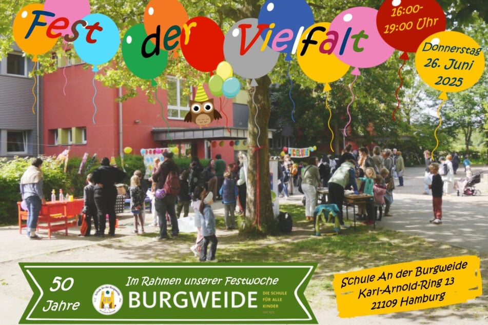 Im Rahmen der Festwoche "50 Jahre Burgweide" wird das traditionelle Fest der Vielfalt in diesem Jahr am 26. Juni veranstaltet.