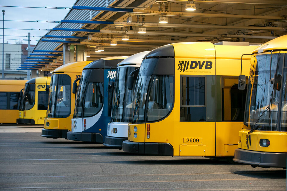 Bahnen fuhren am Dienstag während des Streiks nicht.