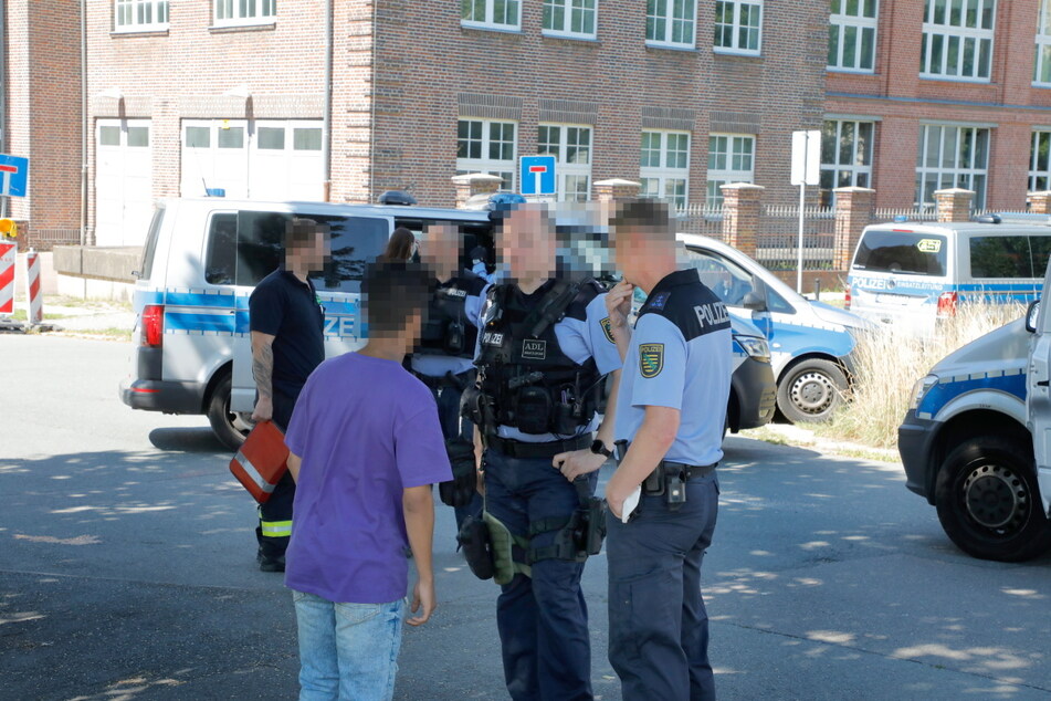 Auf der Elsasser Straße in Chemnitz kam es am Freitagnachmittag zu einer heftigen Auseinandersetzung.