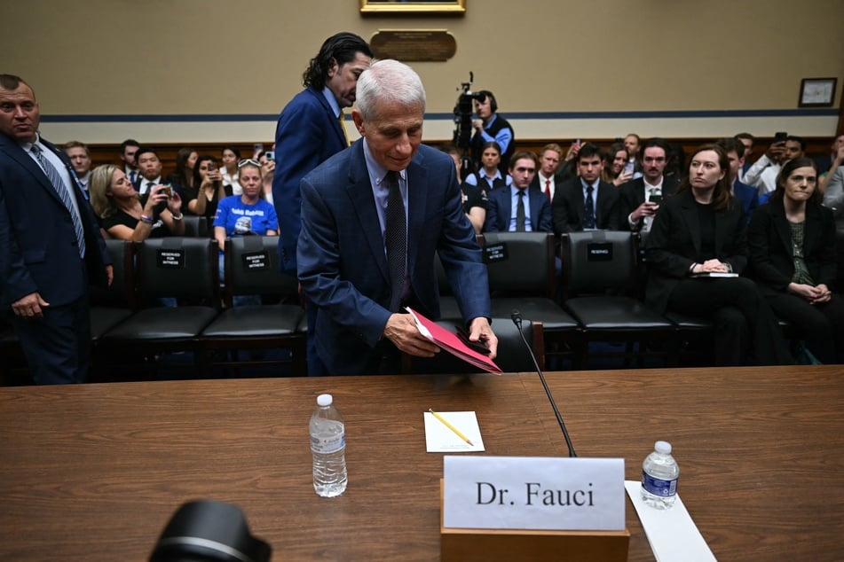 Dr. Anthony Fauci arrives to testify during a House Select Subcommittee on the Coronavirus Pandemic on June 3, 2024.