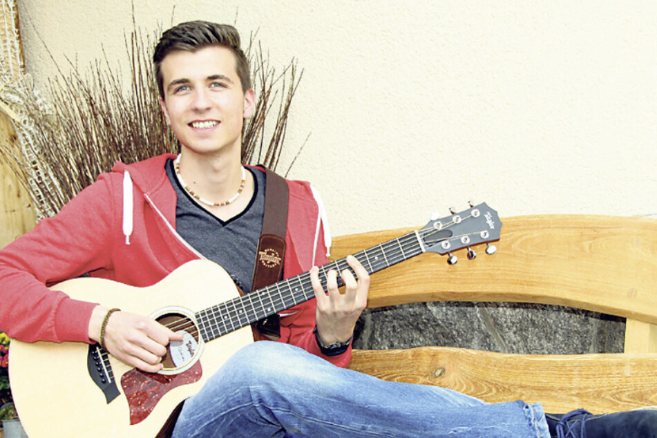 Musiker Florian Stölzel (25) zeigte Ross Antony die schönsten Seiten des Erzgebirges.