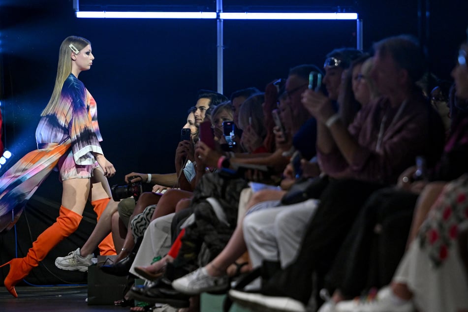 Auch Ostertags Kreationen waren auf der Fashion Week zu sehen.
