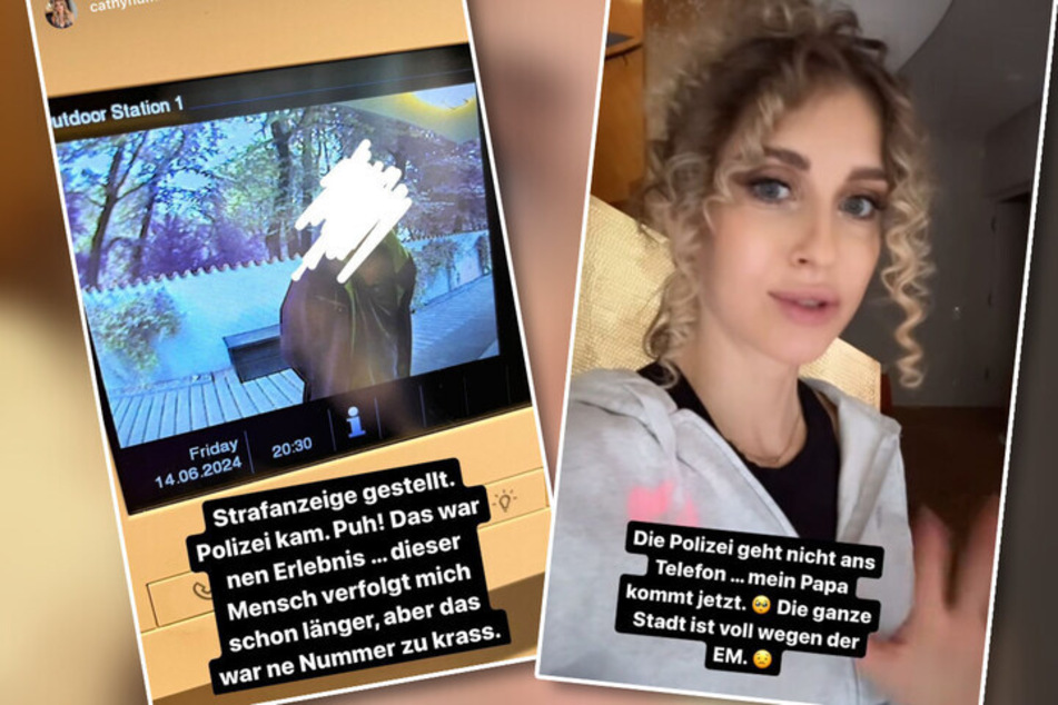 Die Influencerin berichtete über den Tür-Terror damals live in ihrer Instagram-Story.