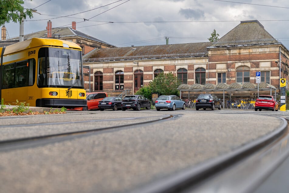 Der Bahnhofsvorplatz Niedersedlitz soll aufgewertet werden.