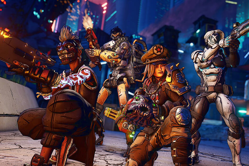 Go absolutely hog wild with up to three friends and guns for literal days in the Borderlands series.