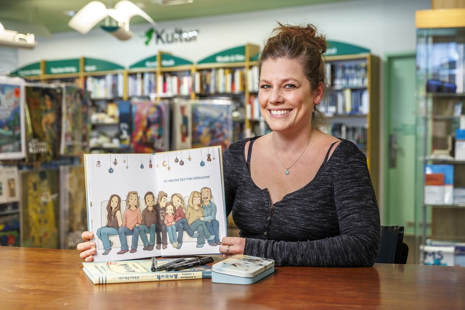 Joelle Tourlonias (39) hat das Buch liebevoll illustriert - die ganze Maffay-Familie ist zu erkennen.