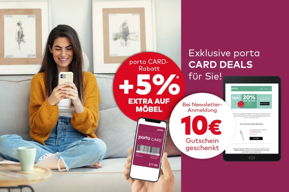 Einfach aufs Bild klicken und mehr zur porta CARD erfahren.