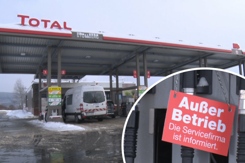 In der Bundesstraße 180 hatten Dieselfahrer am Dienstag schlechte Karten. Der Nachschub kam nicht bis nach Stollberg durch.
