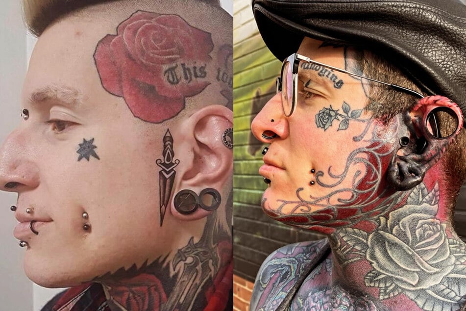 Tattoo addict Remy reveals mindset behind radical face transformation