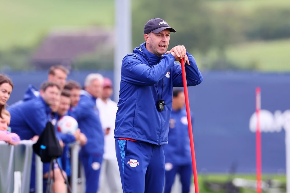 RB Leipzigs Trainer Ole Werner ist mit dem Trainingslager-Trip sehr zufrieden.