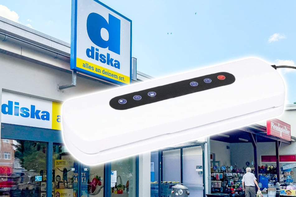 Mit diesem Vakuumiergerät von diska könnt Ihr einfach Platz sparen