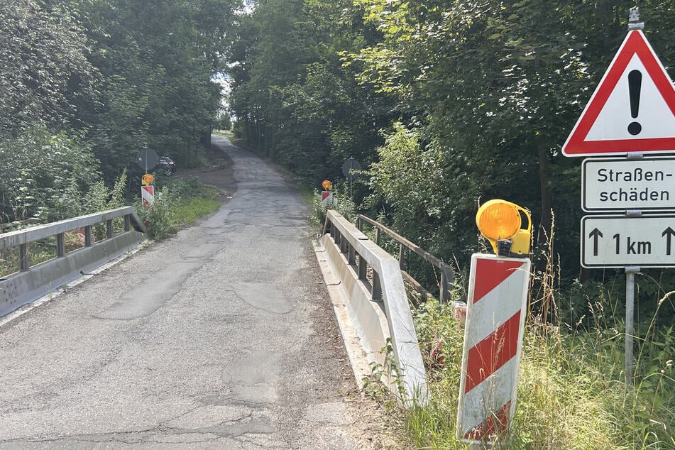 Dresden: Sanierung notwendig: Holperpiste am Stadtrand von Dresden wird voll gesperrt