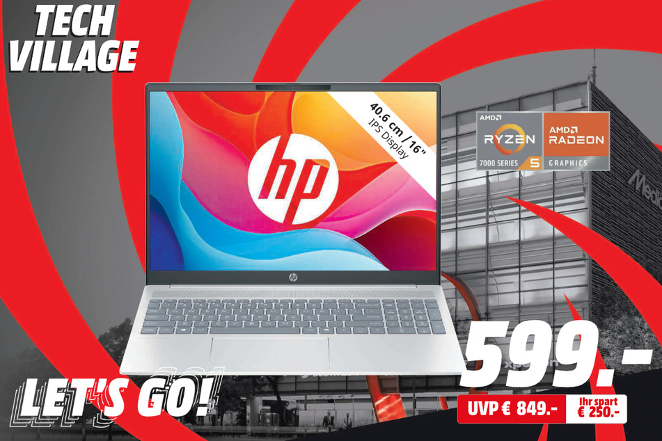 HP-Notebook für 599 statt 849 Euro.