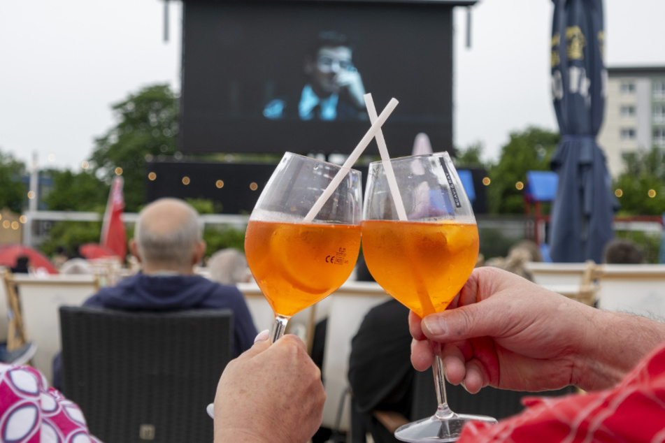 Zum Film gab es natürlich auch kalte Drinks und leckere Snacks.