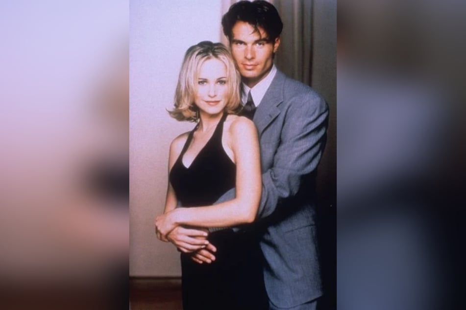 Josie Bissett (55) und Patrick Muldoon in einer Szene aus "Melrose Place".