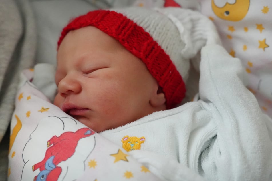 Lio kam als erstes Baby des neuen Jahres im Klinikum Chemnitz auf die Welt.