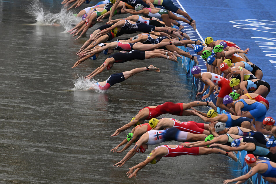 Macht sich der Sprung in die Seine für die Triathleten nachträglich noch bemerkbar?