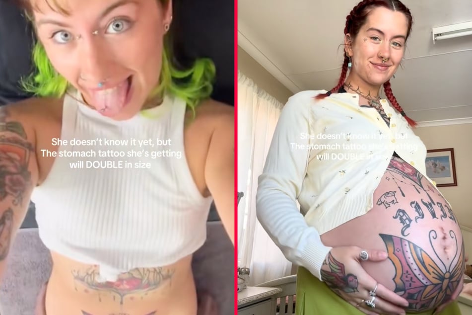 Tattooed mom Loki opened up about the stares and shocked looks she received when she was pregnant with an inked belly.