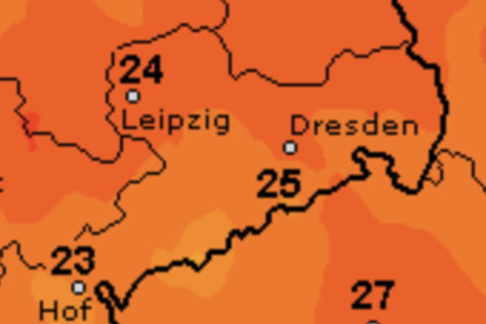 Wirklich heiß wird es am Wochenende in Sachsen nicht.