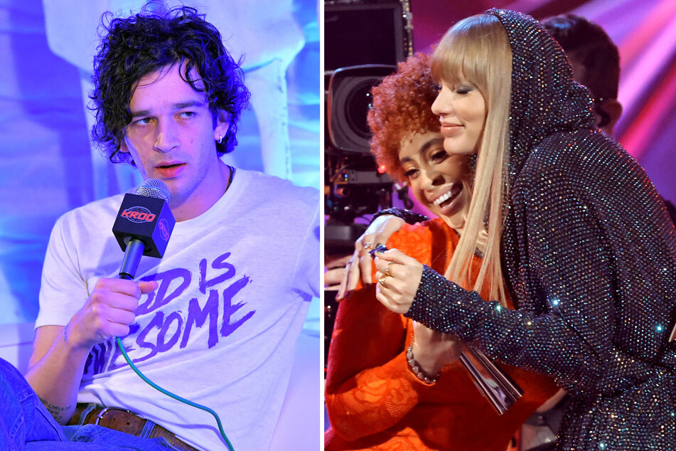 Taylor Swift's (r) rumored relationship with Matty Healy (l) has stirred controversy since the dating speculation began.