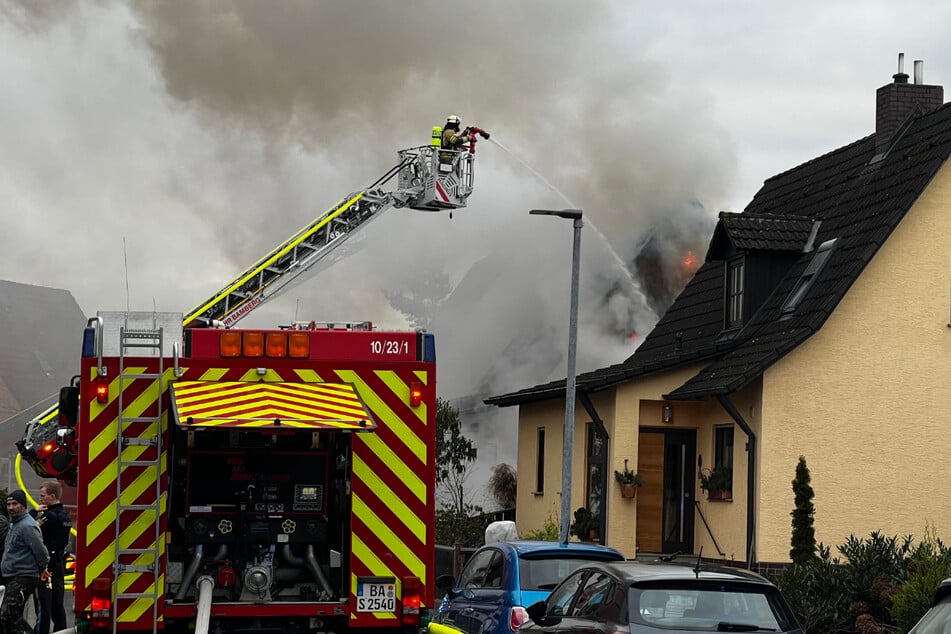 Tragödie bei Brand in Bamberg: Mensch stirbt in den Flammen