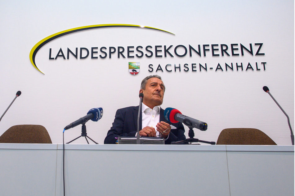 Gunnar Schellenberger bei der Pressekonferenz nach einer Sitzung des Ältestenrates.