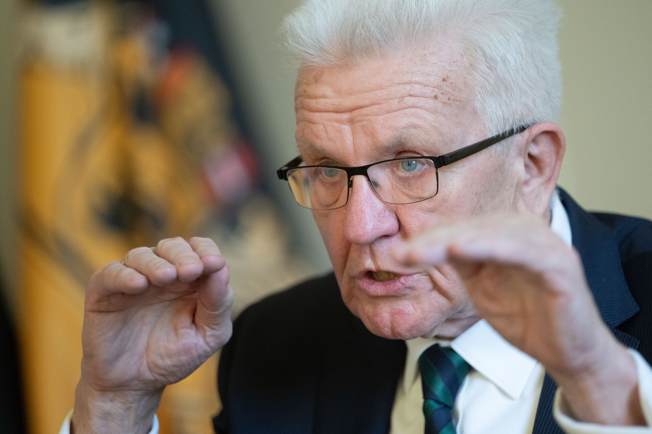Winfried Kretschmann (74, Bündnis 90/Die Grünen) war am Donnerstag im SWR zu Gast.