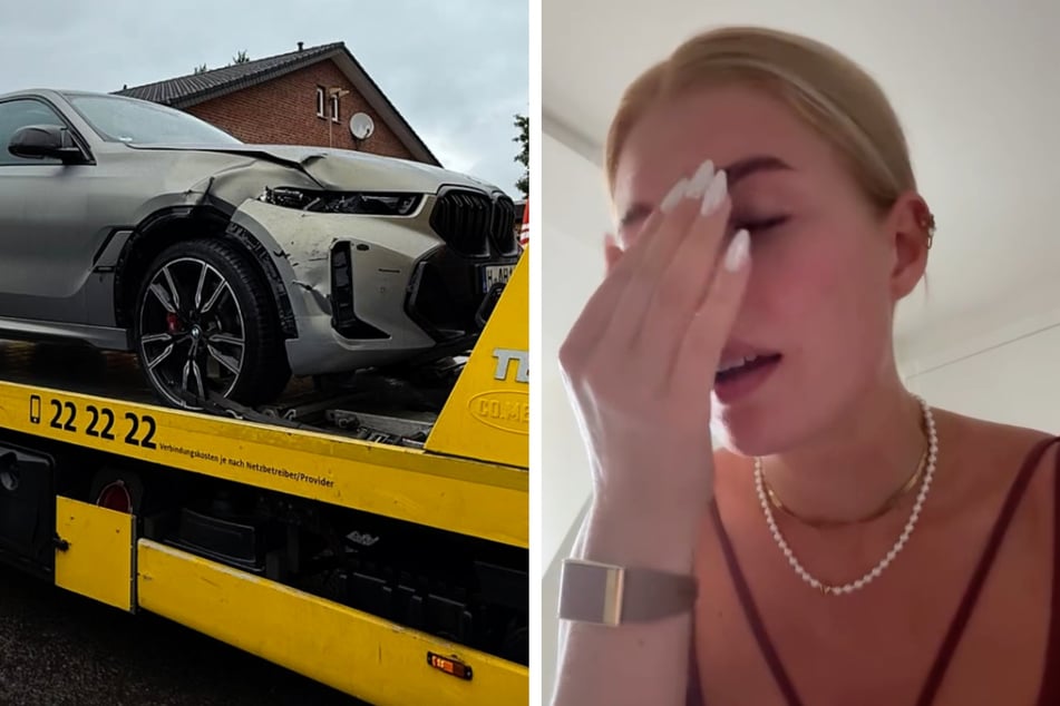 Antonia Hemmer (25) blieb unverletzt, ihr Auto erlitt hingegen einen Totalschaden.