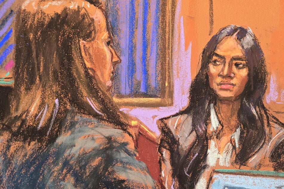 Defense lawyers for music star Sean "Diddy" Combs on Friday cross-examined his ex-girlfriend Casandra Ventura (r.) for a second day at his sex trafficking trial.