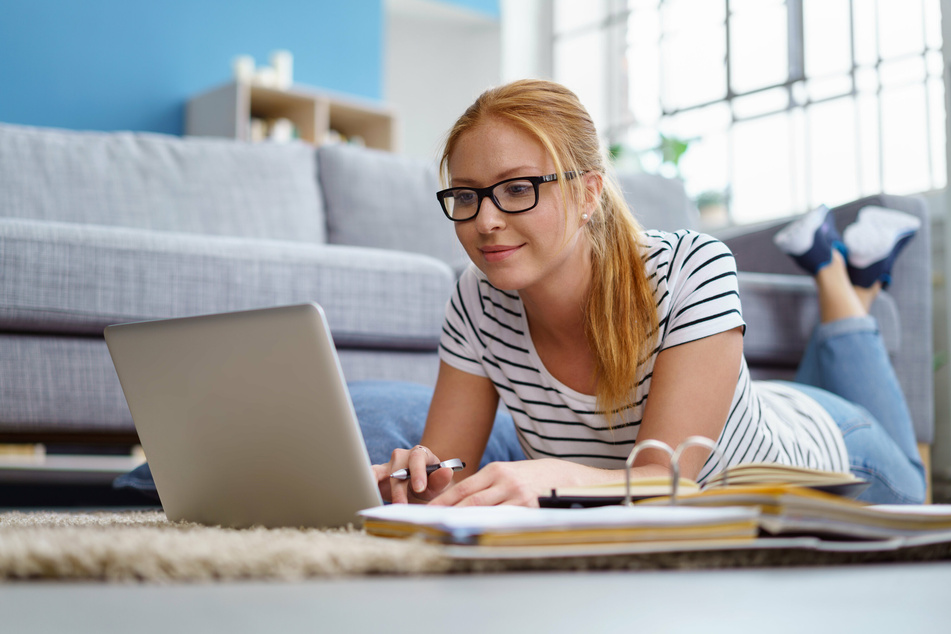 The Infrastructure Bill also aims to help provide public digital literacy classes to help everyone feel more comfortable using the internet (stock image).