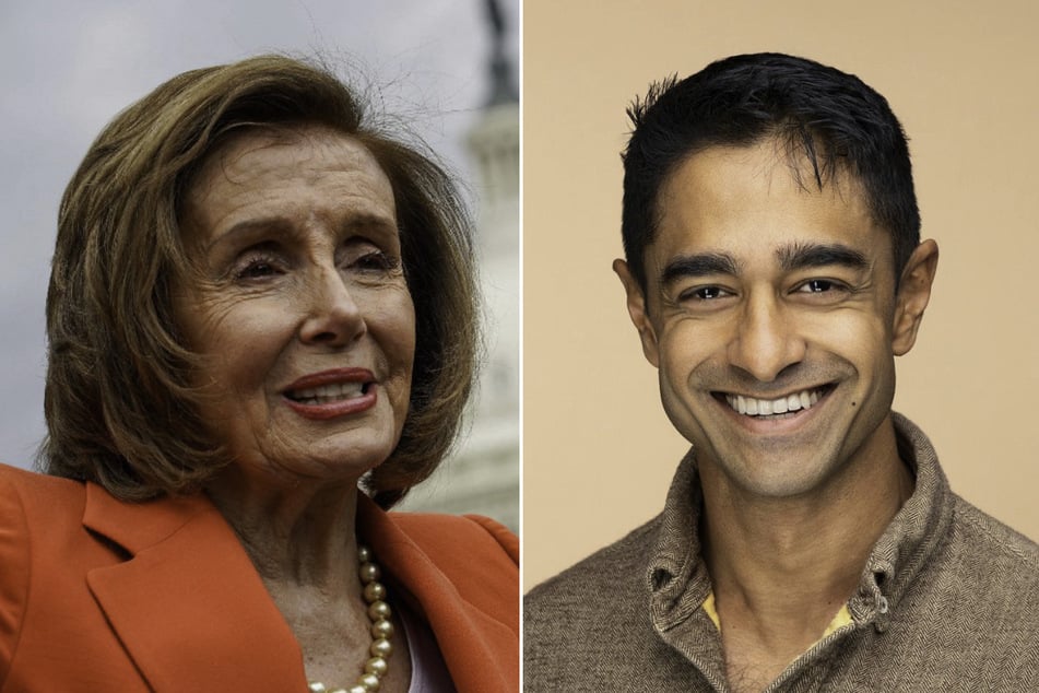 Saikat Chakrabarti (r.) has announced he is taking on incumbent Democrat Nancy Pelosi to represent California's 11th congressional district in the 2026 midterms.