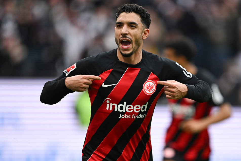 Omar Marmoush (25) eröffnete in der 14. Minute das Heimspiel gegen den VfL Bochum mit seinem Treffer zur 1:0-Führung für Eintracht Frankfurt.