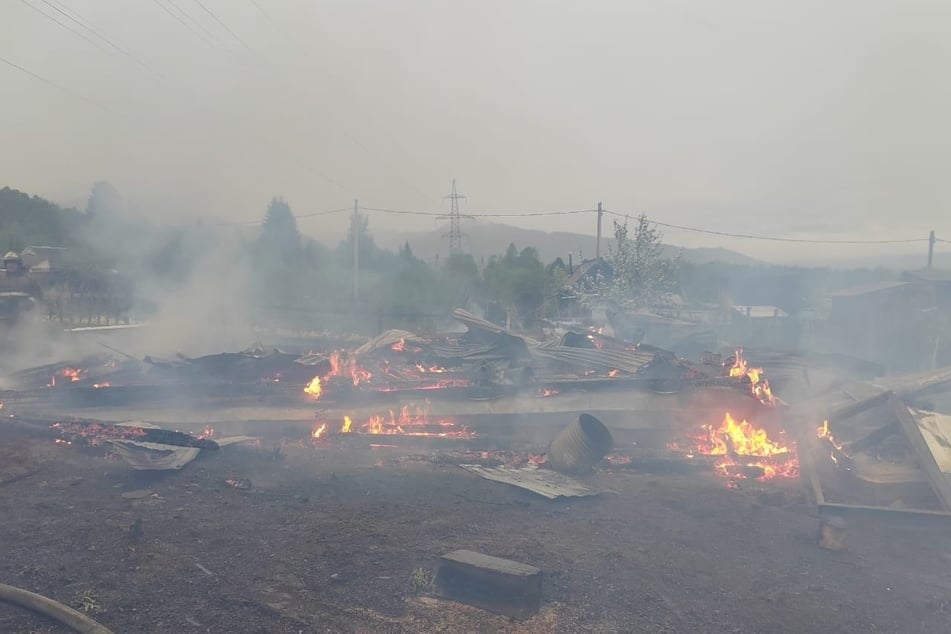 Der Täter starb in der Flammenhölle.