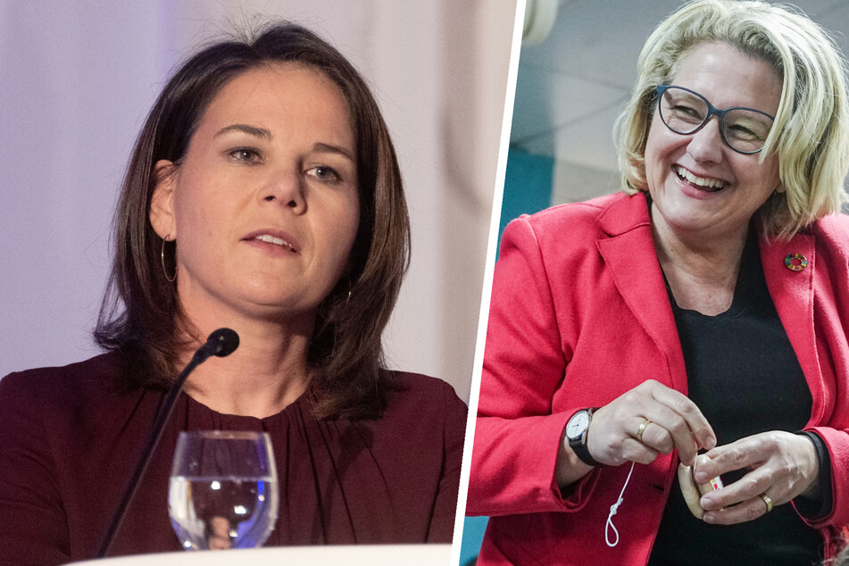 Bundesaußenministerin Annalena Baerbock (42, Grüne, l.) und Bundesentwicklungsministerin Svenja Schulze (54, SPD) setzen sich für mehr Feminismus in der deutschen Politik ein.