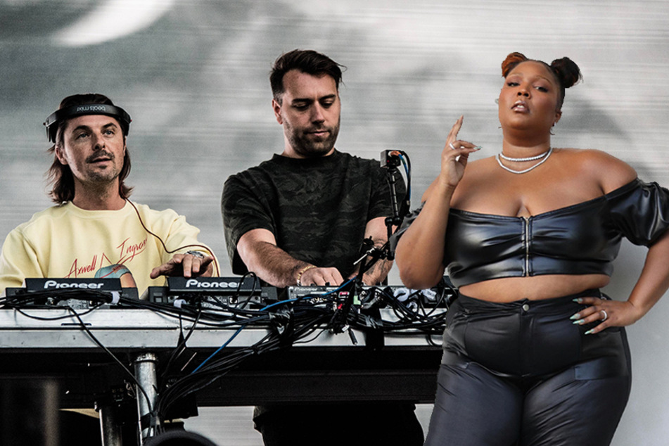 There are eight notable drops coming this week, including an album by Swedish House Mafia (l.), and new music from Lizzo (r.).