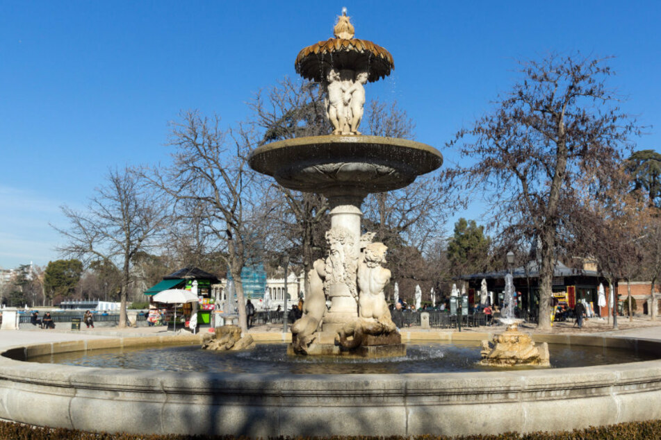 Ein Brunnen in einem Park in Madrid (Symbolbild).