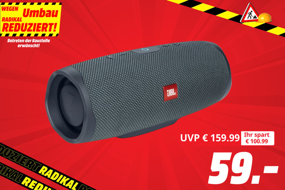 JBL-Lautsprecher Charge Essential 2
für 59 statt 159,99 Euro.