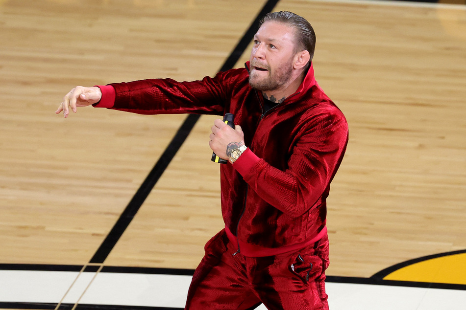 A promotional skit involving MMA champion Conor McGregor and the Miami Heat mascot went wrong.
