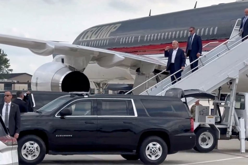 Trump touches down in Milwaukee ahead of hotly anticipated RNC