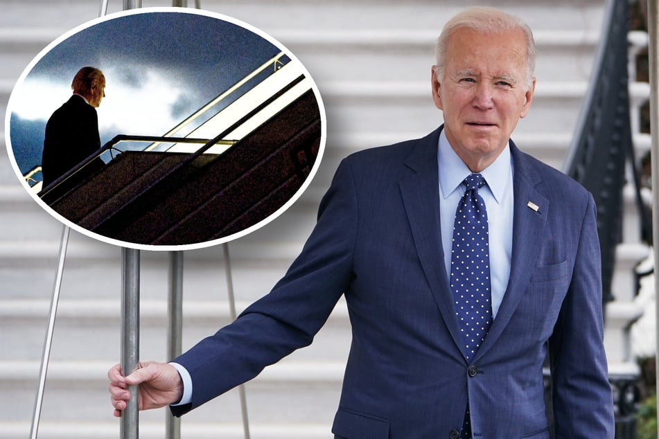 US-Präsident stolpert: Joe Biden stürzt auf dem Weg in die Air Force One