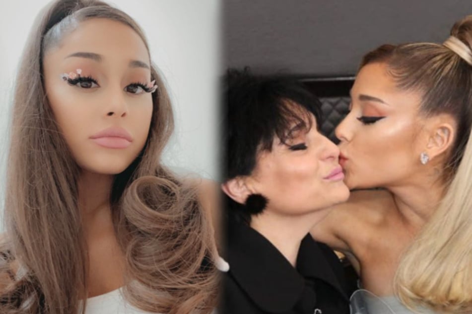 Popsängerin Ariana Grande mit ihrer Mutter Joan.